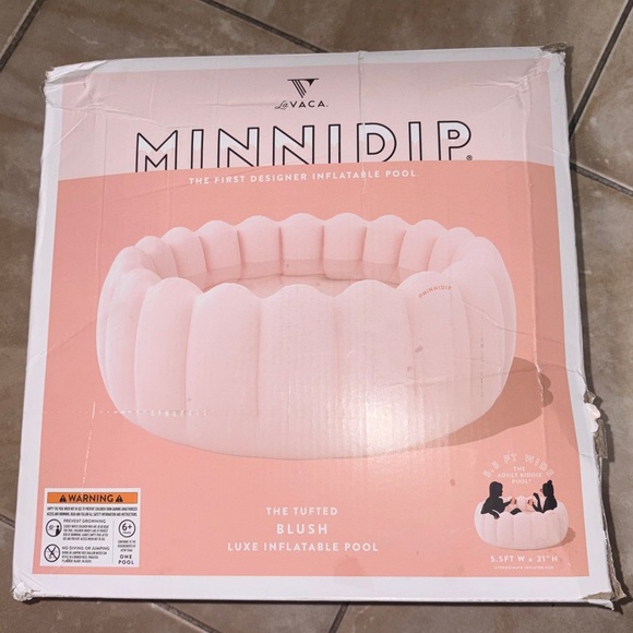 Pink Inflatable Pool - Picture 2 of 3